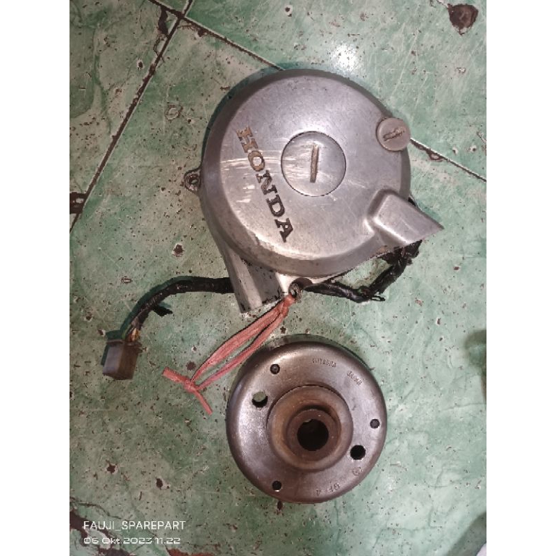 Spul magnet kalter set Honda gl pro series barang masih bagus ORI bawaan motor