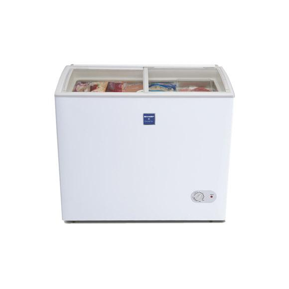 Chest Freezer Sliding Glass Sharp FRW-210 | 200 L kaca geser frw210