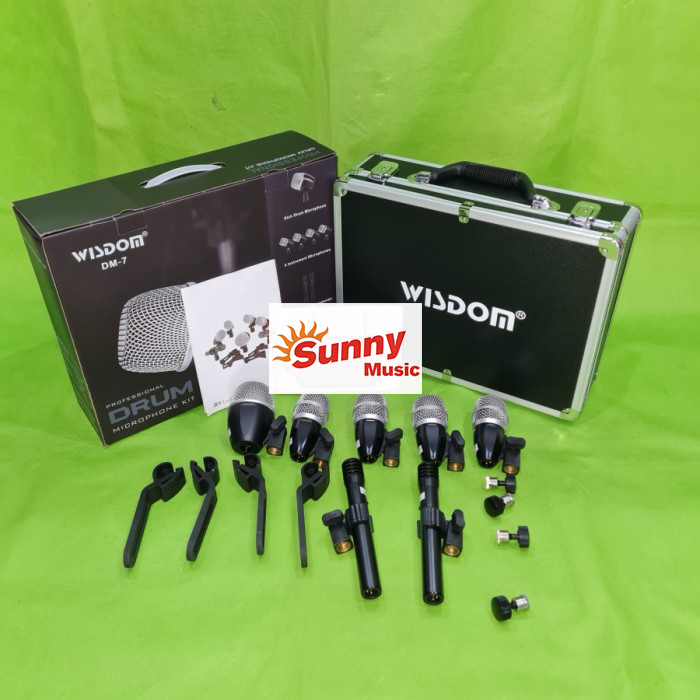 Wisdom DM7 Mic Drum Set - Microphone Drumset DM-7 DM 7