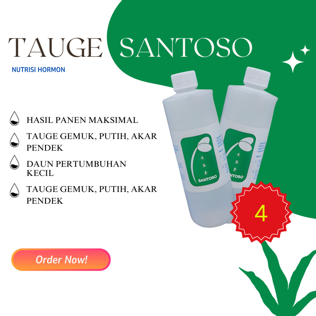 Obat Santoso Nutrisi Toge/Tauge/Kecambah Terbaik Dengan Hasil Panen Berlipat