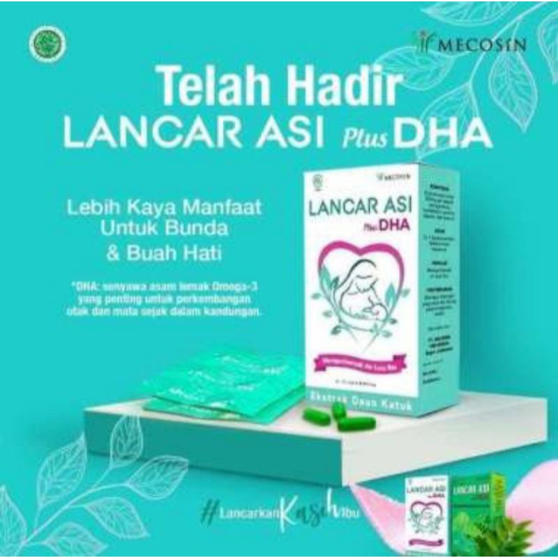 LANCAR ASI  EKSTRAK DAUN KATUK PLUS DHA  - Pelancar ASI - ASI Booster