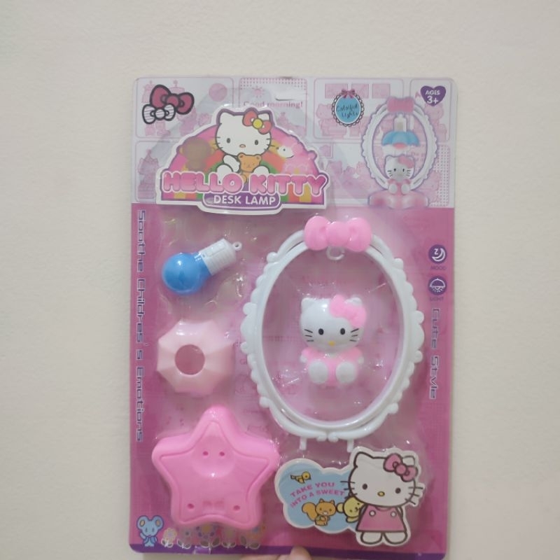 Lampu Meja Belajar Anak Hello Kitty Pink Lucu - Desk Lamp Hello kitty