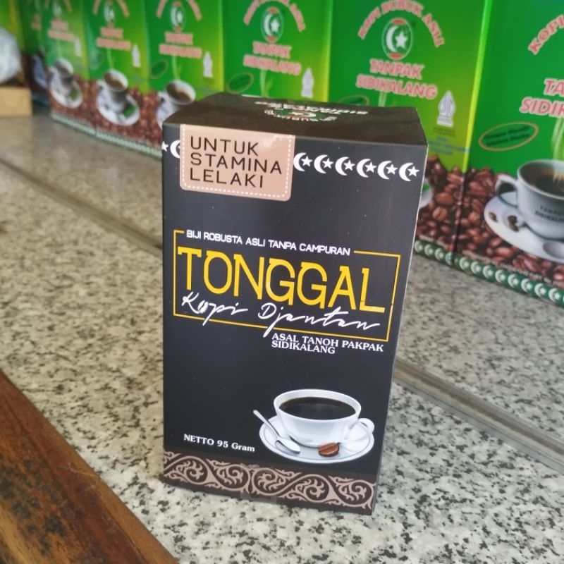 

Kopi Bubuk Tonggal Tanpak Sidikalang Untuk Stamina Lelaki 50gr