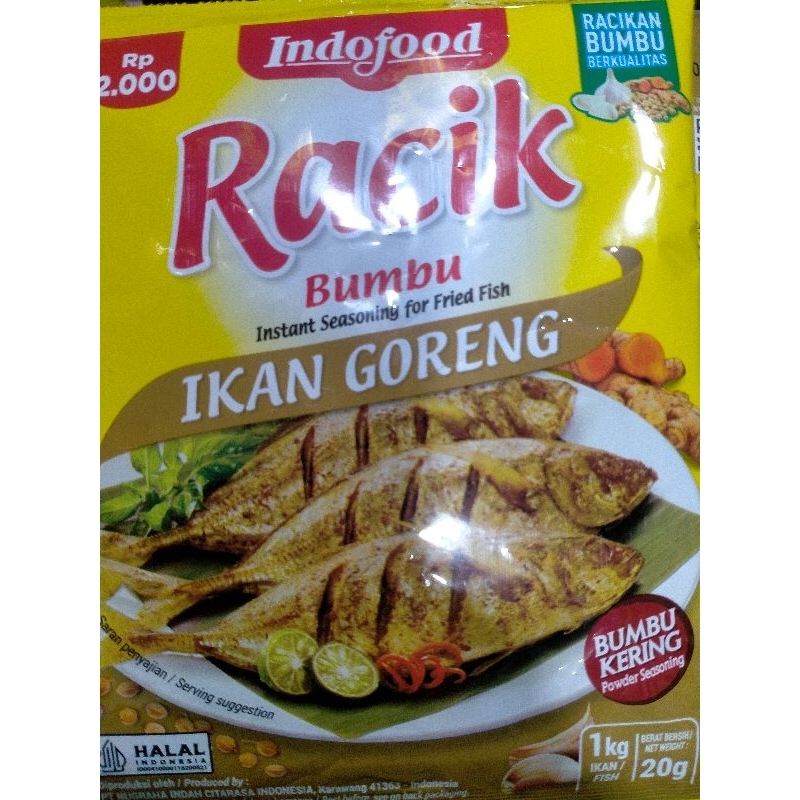 

bumbu racik IKAN GORENG 20g