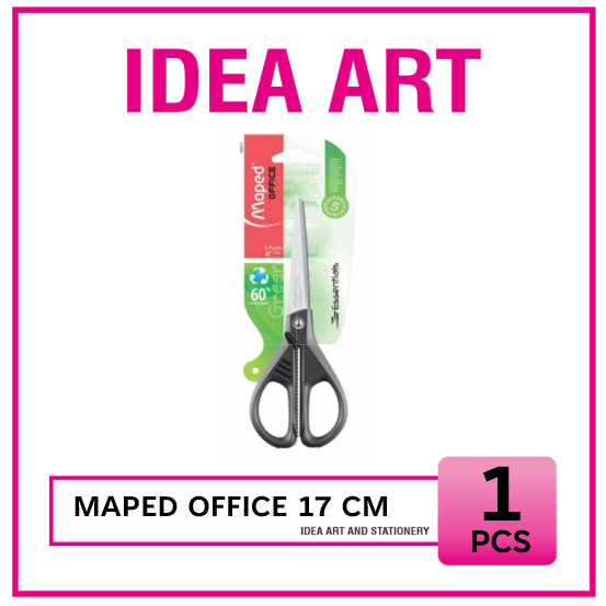 

Gunting Kertas Serbaguna 17 cm Maped Essentials Green Kuat Tajam
