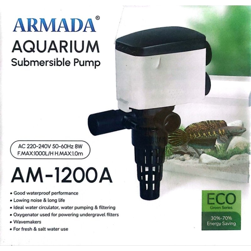 Pompa Aquarium/Kolam PH Armada 1200, PH Hikari 1200, PH Aquaman 1200