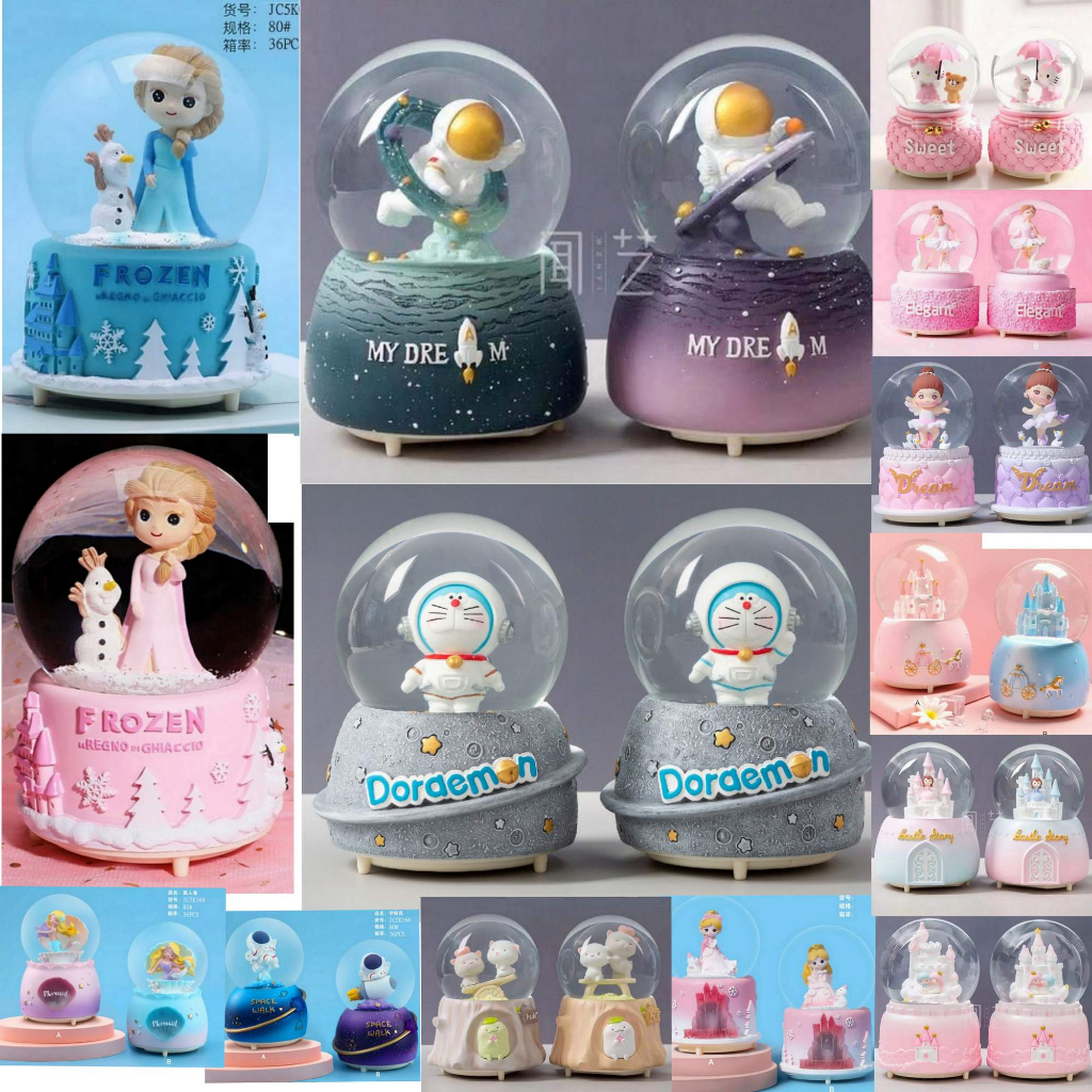 Snowball Bola Musik Air / Bola Musik Salju / Bola Air kristal / Snowball Unik Murah / Bola Musik Air