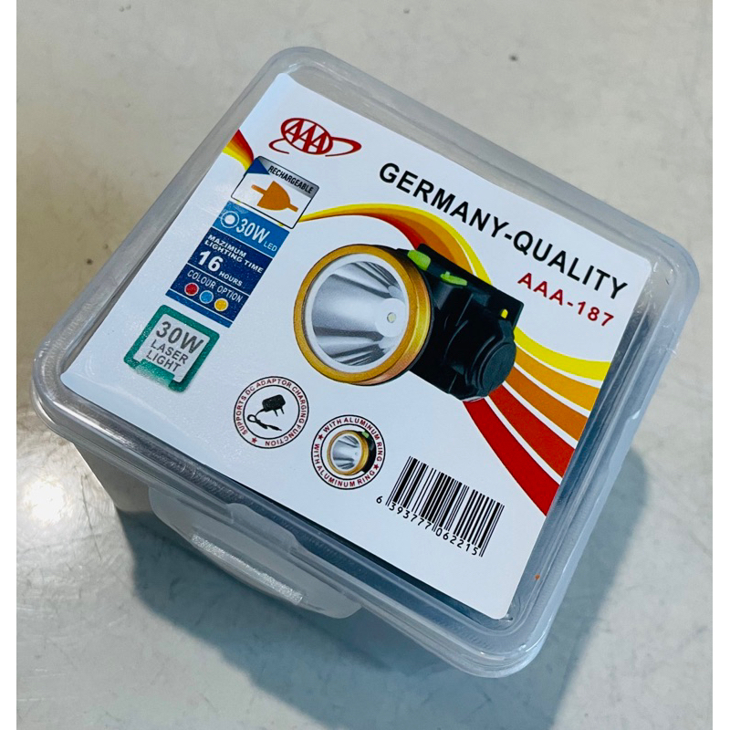 senter kepala 801 germany - qualiti headlamp LED 30watt