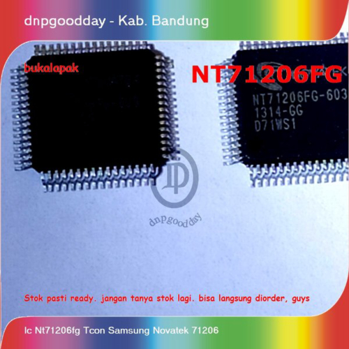Promo Ic Nt71206fg Tcon Samsung Novatek 71206 Diskon