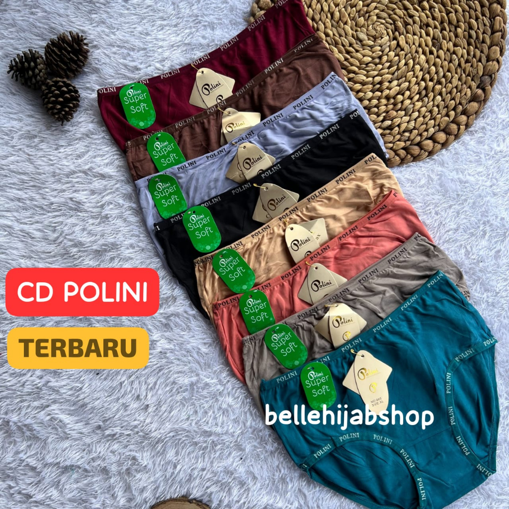 CD WANITA POLINI LUSINAN 665 CELANA DALAM WANITA POLINI CUCI GUDANG LUSINAN BELLEHIJABSHOP