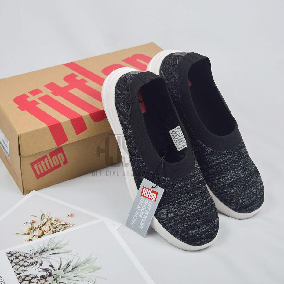 Sepatu Wanita Flyknit Slip On Sepatu Wanita Fitflop Sepatu Slip On AntiSlip Soft Sepatu Sneakers Cew