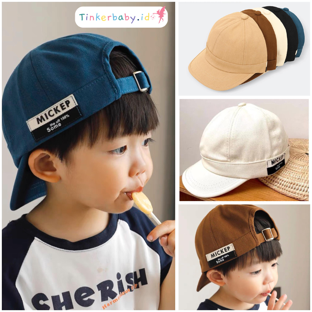 Topi Baseball Anak Laki Laki Motif Mickep Premium Ala Korea Topi Lucu Anak Usia 1-4 Tahun