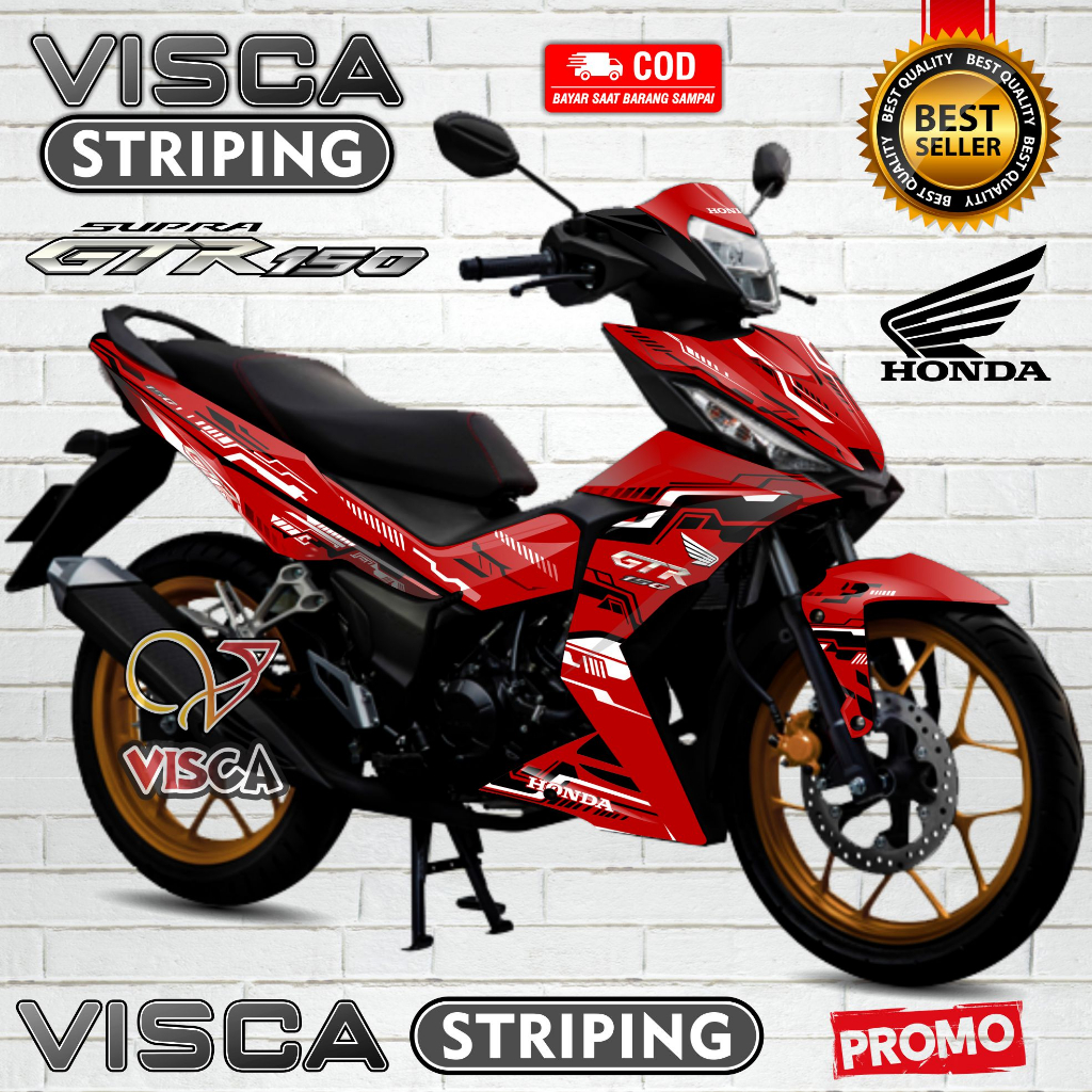Decal Supra GTR Full Body - Stiker Supra GTR 150 Full Body - Dekal Supra GTR Full Body - Striping Su