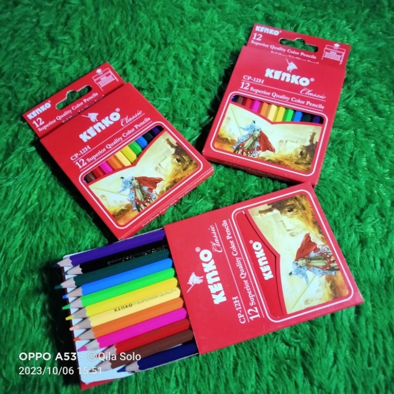 

PENSIL WARNA KENKO PENDEK isi 12 Warna CP-12H