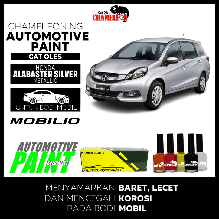 Cat Oles Honda Mobilio Alabaster Silver Metallic Automotive Paint CHAMELEON NGL