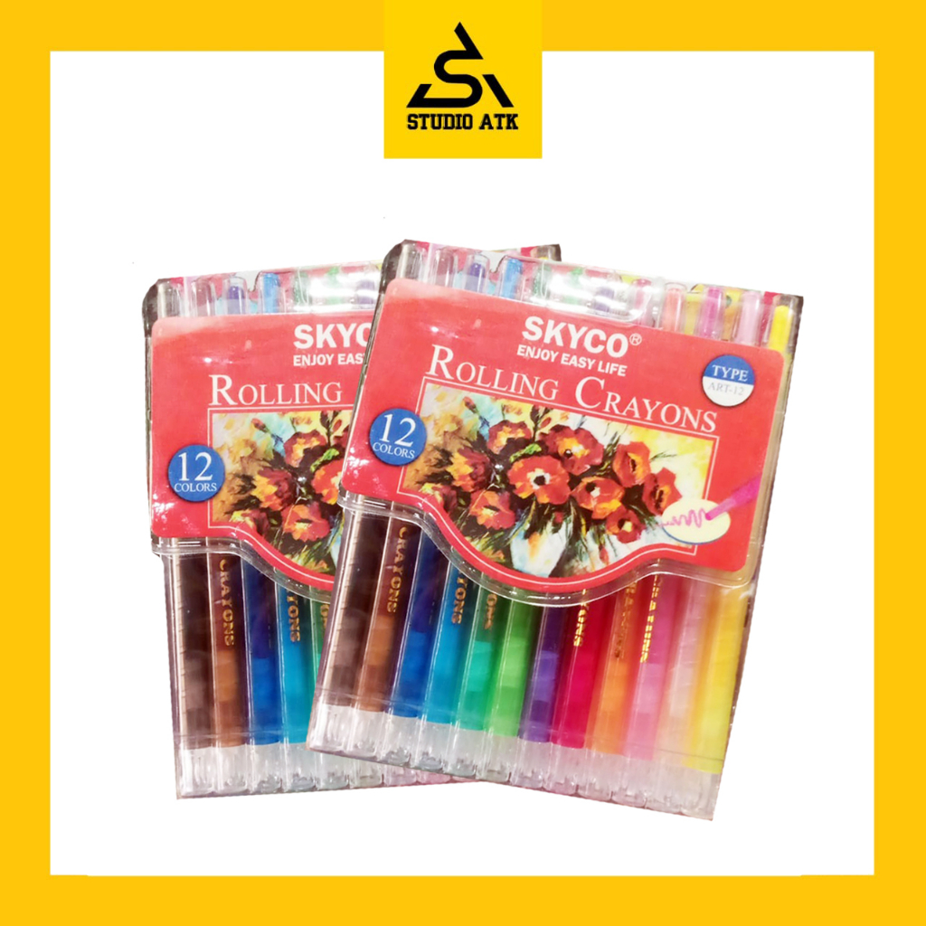 

Crayon Putar SKYCO 12 Warna