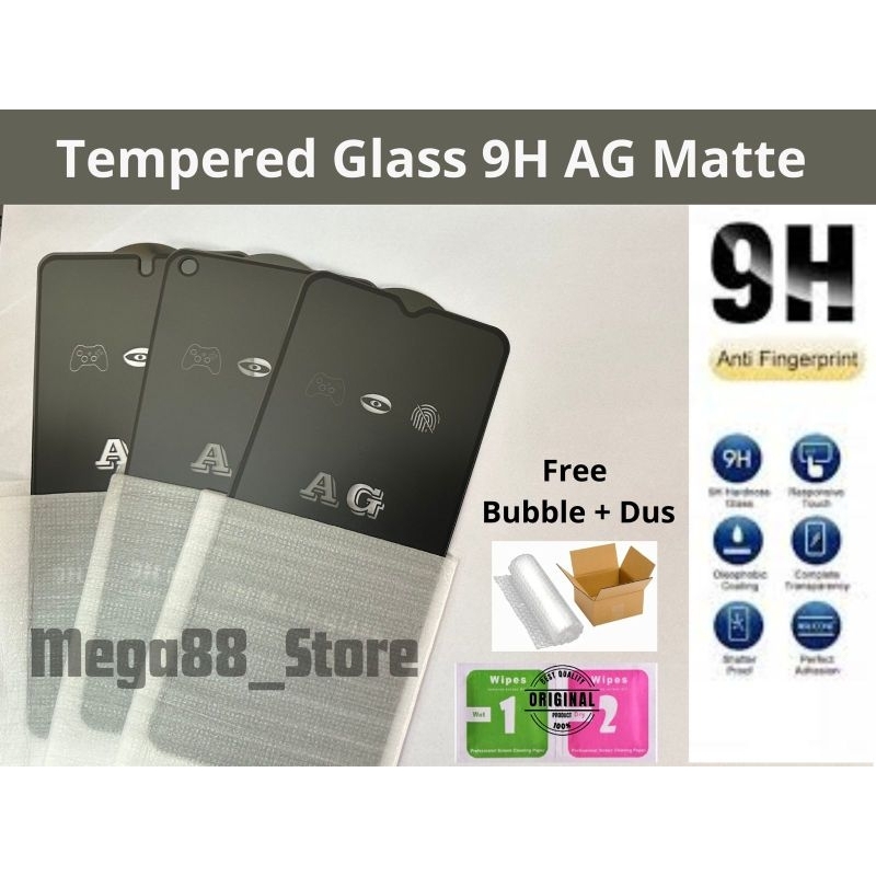 TG TEMPERED GLASS ANTI GORES KACA AG MATTE SAMSUNG A34 M34 A32 5G A50 A50S A51 5G M51 A52 5G A52S A5