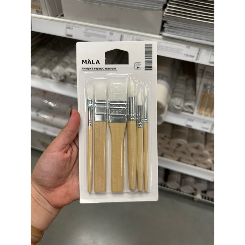

RK MALA Kuas lukis set isi 6, kuas melukis, kuas menggambar, kuas mewarnai