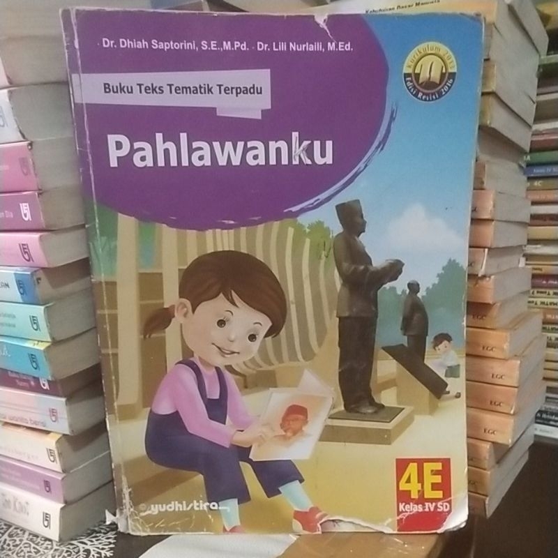 buku tematik pahlawanku kelas 4E Sd