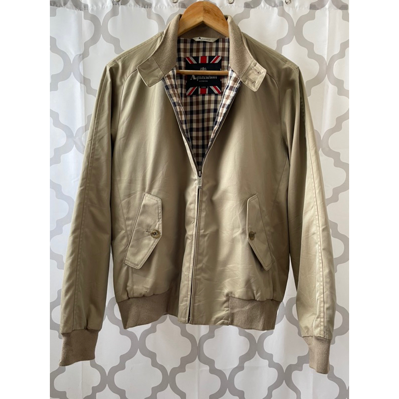 aquascutum harrington casual jaket