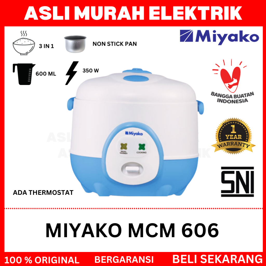 Magic Com Miyako MCM 606 A//Magic Com MINI Miyako 3in1