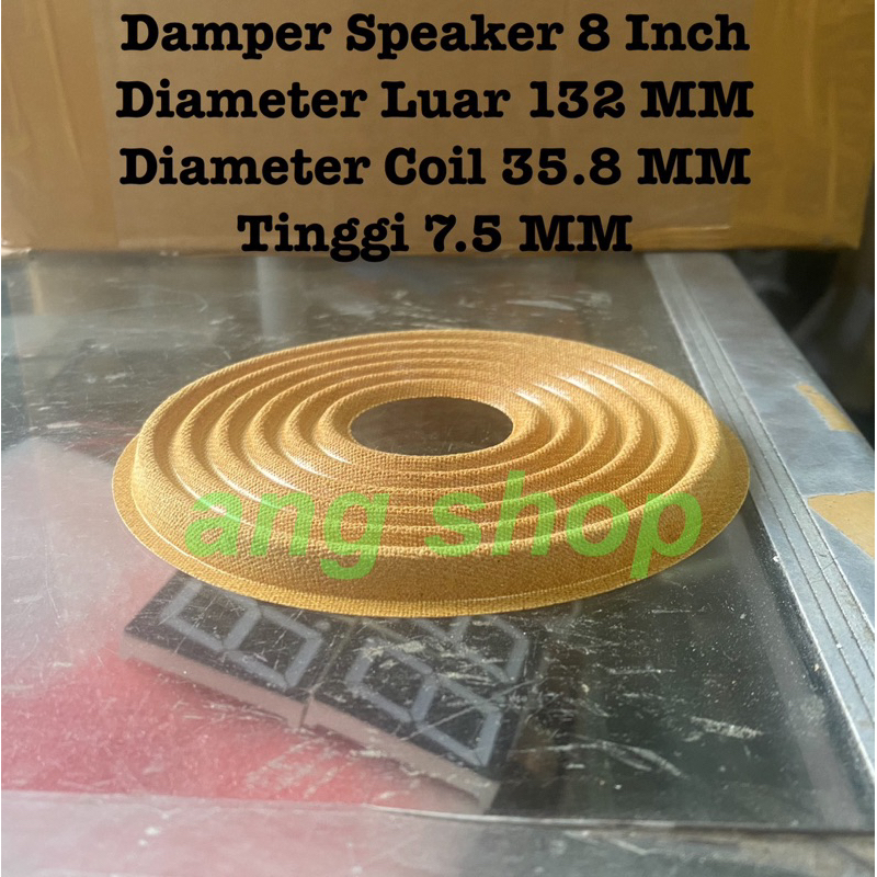 Damper Speaker 8 Inch Inci In Subwoofer Sub Woofer Demper 132 Mm 13 CM 13.2CM Tinggi