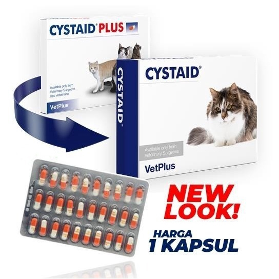 Cystaid Vet Plus Ecer 1 Tablet Obat Saluran Urin Kucing Cystaid Vet Plus
