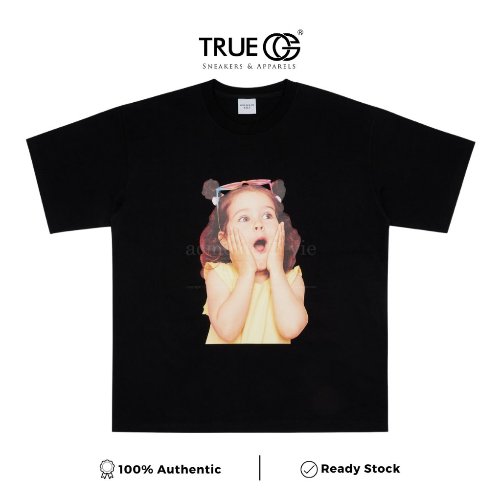 Acme De La Vie ADLV Baby Face Sunglasses Girl T-Shirt Black Authentic