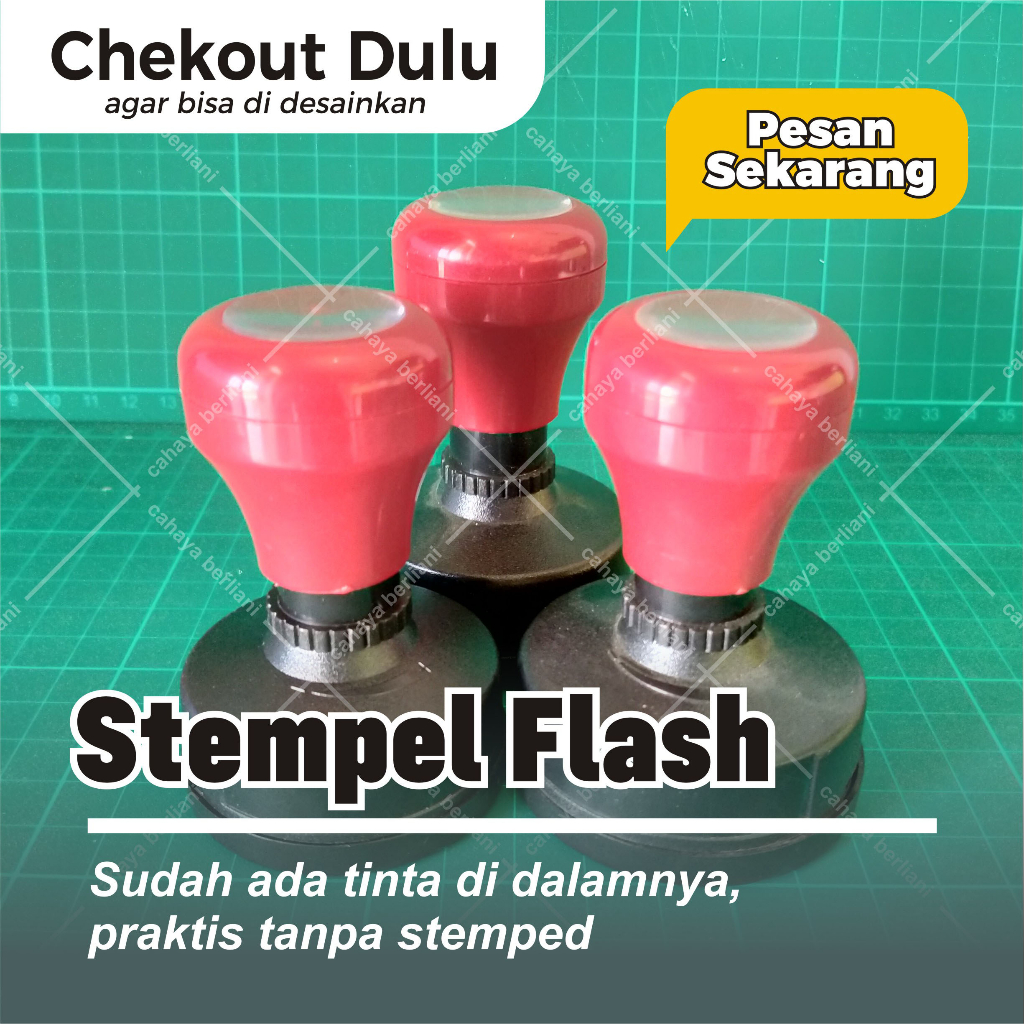 

Stempel Flash Otomatis - Bulat Standar - Kepala Desa