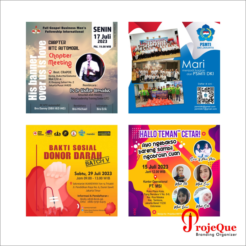 Jasa Paket E-Flyer/ Poster Design