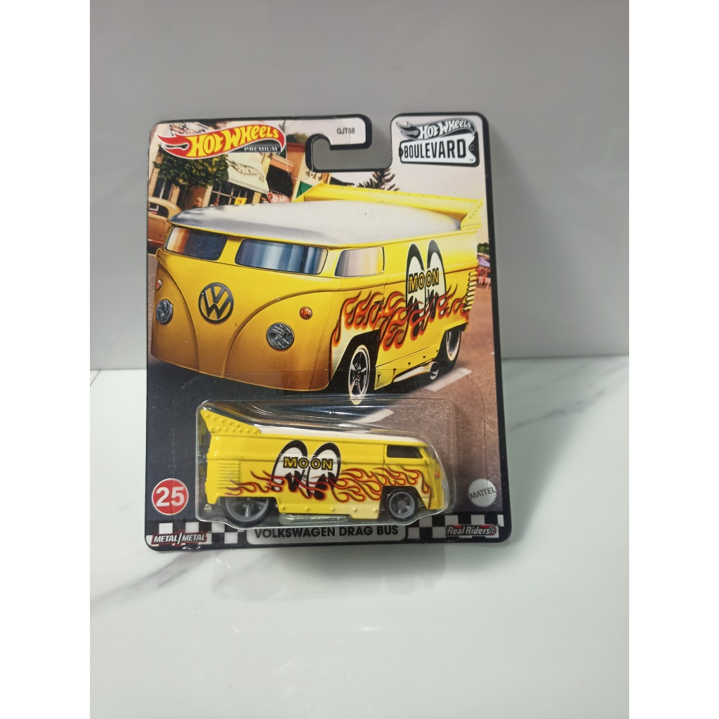 HOTWHEELS PREMIUM VOLKSWAGEN DRAG BUS MOONEYES