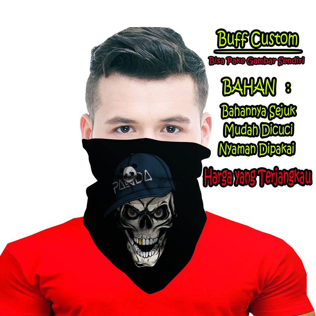 masker buff tengkorak