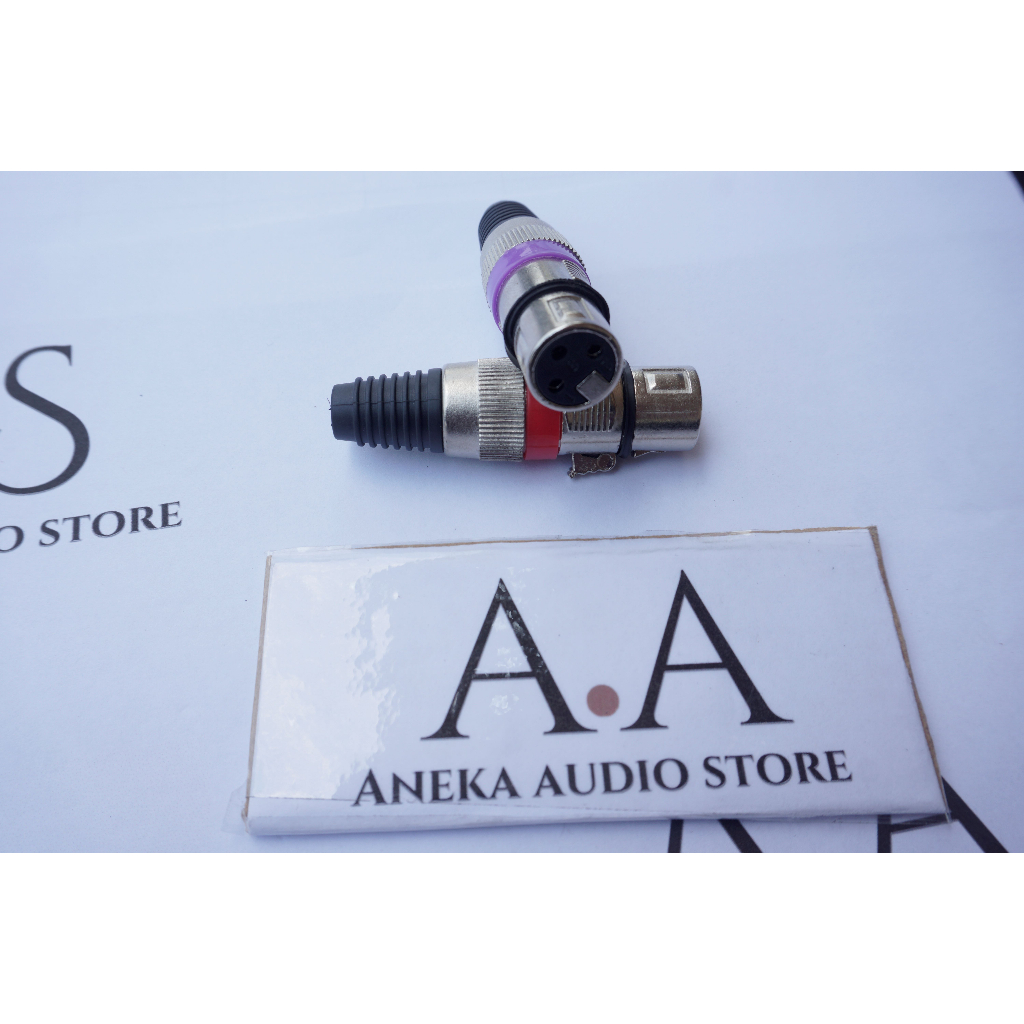 Contra canon/Soket canon mic xlr Canare new