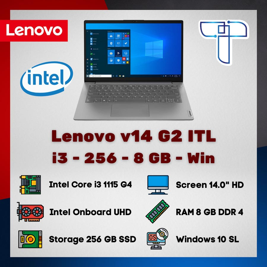 Laptop Notebook Lenovo v14 G2 ITL - i3 - 256 - 8 - Windows