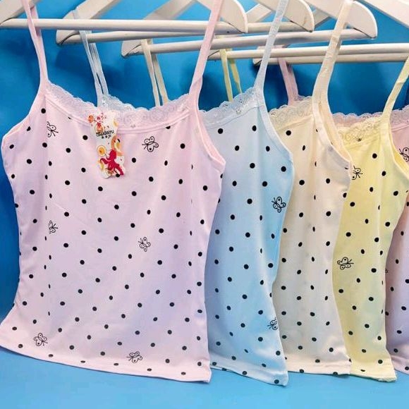 #111 Kaos Dalam Anak/ Singlet Anak/Tank top Anak Perempuan Import 2-10tahun