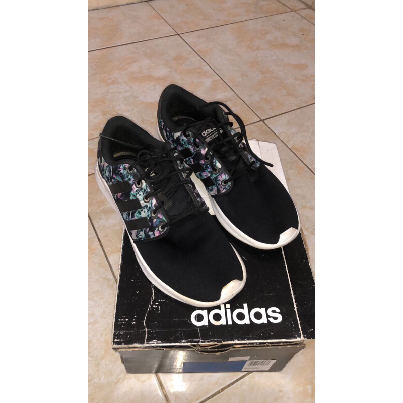preloved sepatu ADIDAS CLOUDFOAM QT RACER SHOES MADE INDONESIA LENGKAP BOX