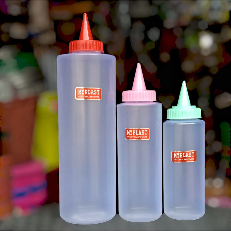 Botol kecap kecil, besar 300ml / botol kecap dan saos 300ml/ botol kecap