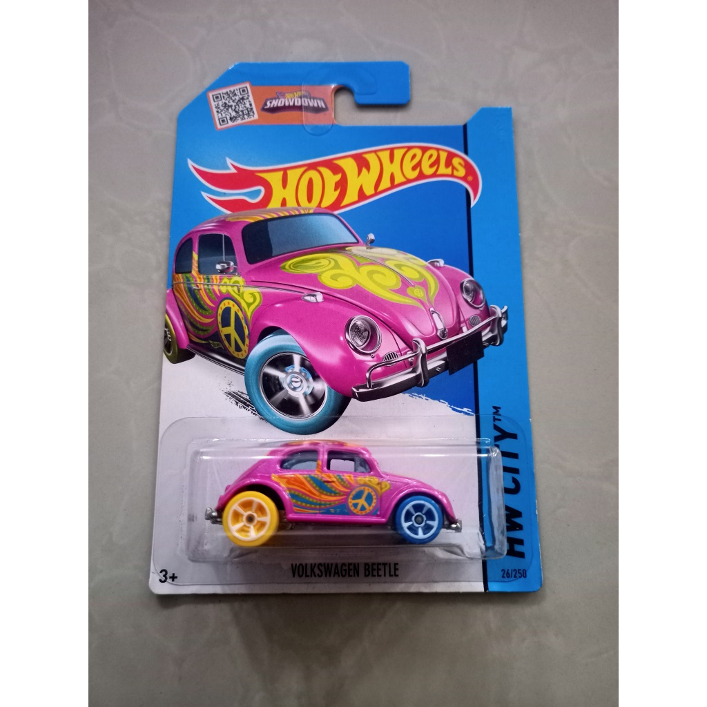 HOTWHEELS VOLKSWAGEN BEETLE TH REG PINK
