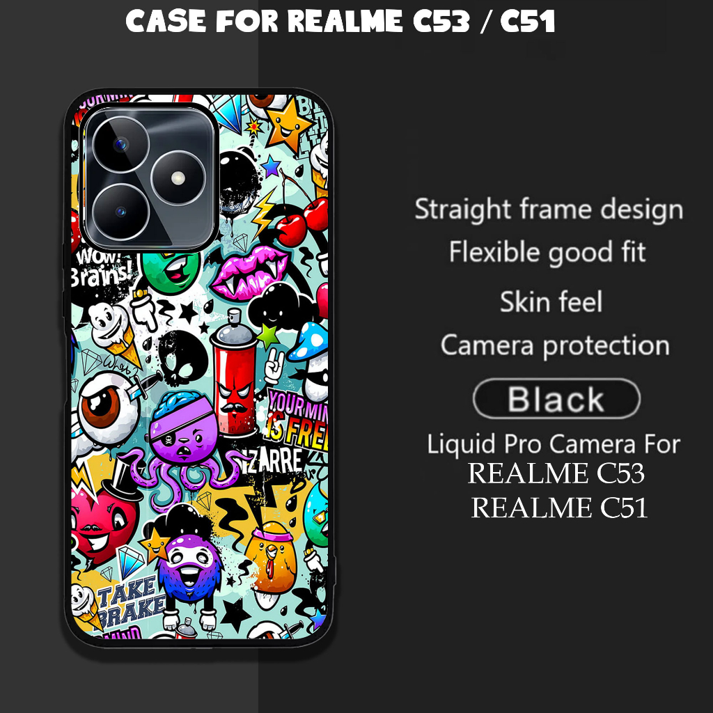 CASE Realme C53  NFC / Realme C51 NFC TERBARU 2023 Motif [gtar] TERLARIS CASING Realme C53  NFC 2023