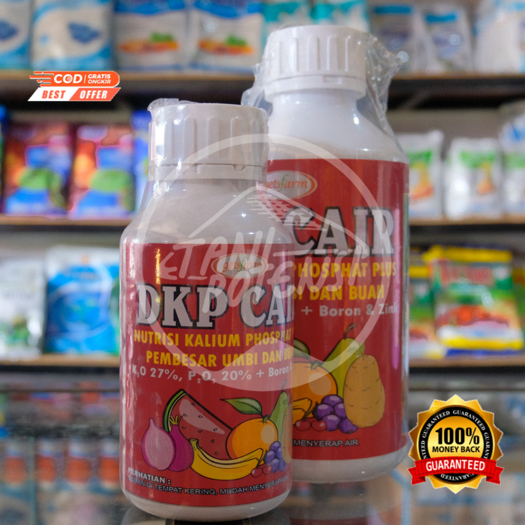DKP CAIR 500ml PUPUK NUTRISI TANAMAN. kalium, phospat, boron & ZINK pembesar umbi dan buah