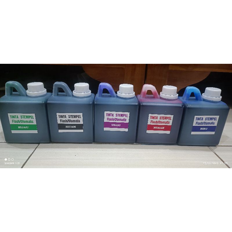 

TINTA STEMPEL FLASH/OTOMATIS 500 ML ALL VARIANT WARNA BUAT KERTAS