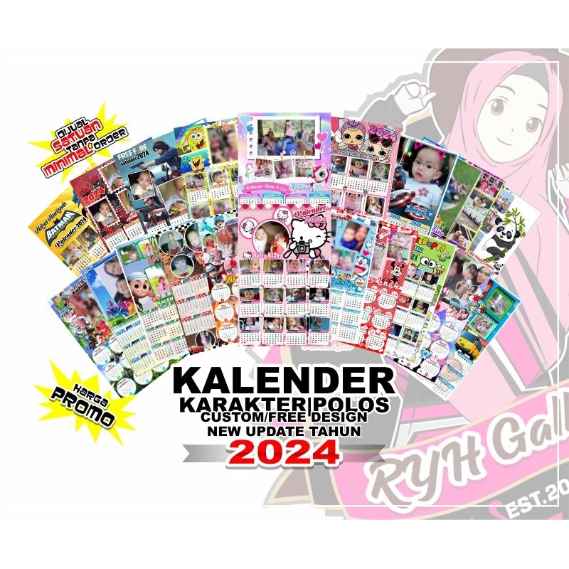 

KALENDER DINDING TERUPDATE 2024 KARAKTER ANAK KARTUN DAN RESMI