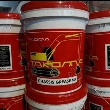 TAKOMA Grease/Gemuk Takoma/Pelumas Minyak Gemuk/Cerbi Chasis/Casis/Stempet 300 Hitam 13kg/13 kg Pail