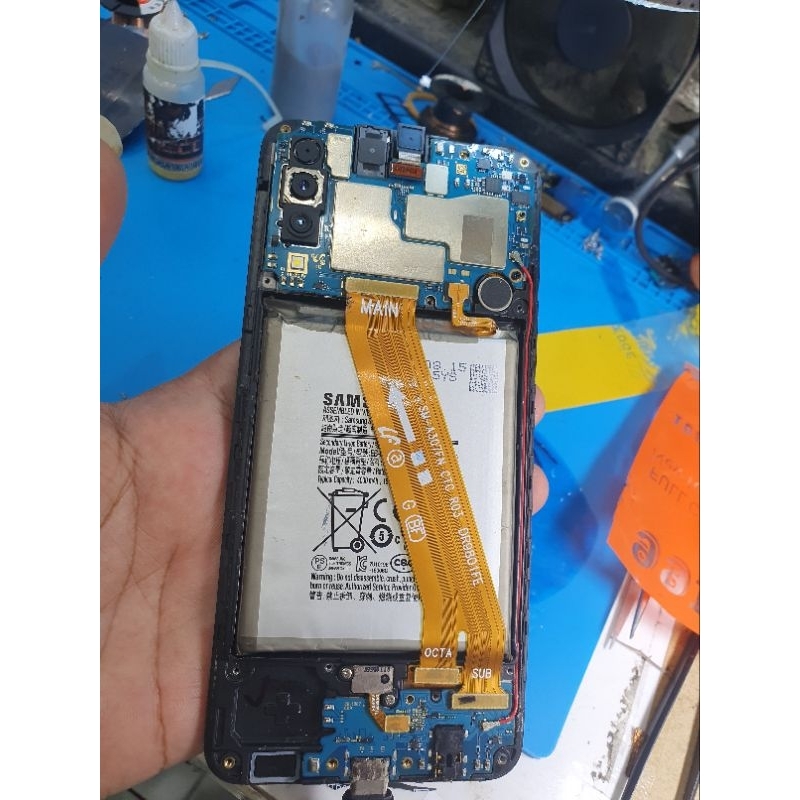 MESIN SAMSUNG A30S A307F RAM 4 / 64 SEIN NORMAL UNIT MINUS LCD