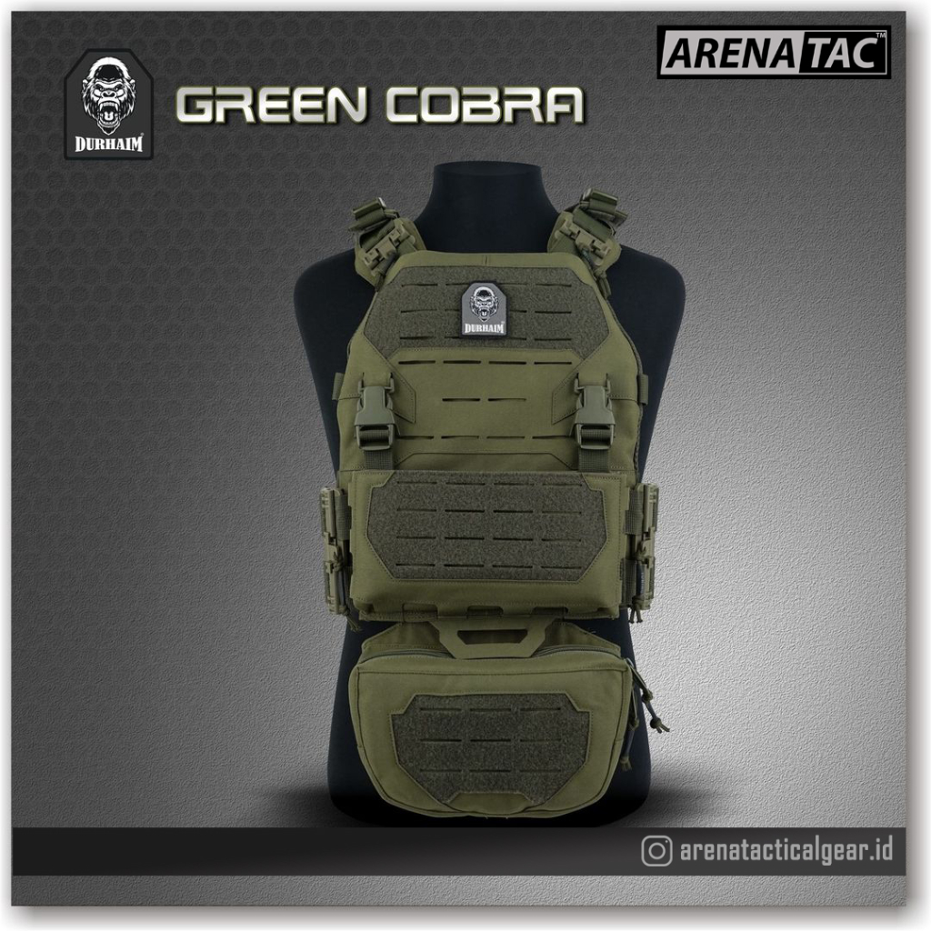 BODYVEST GREEN COBRA DURHAIM TACTICAL ORIGINAL | GREENCOBRA DURHAIM TERBARU