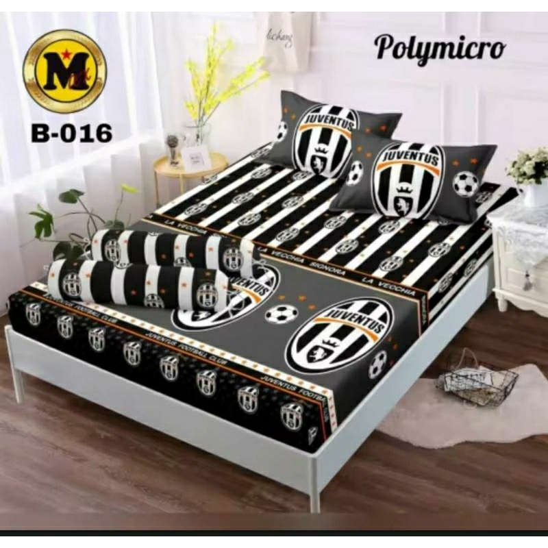 sprei motif BOLA/CHELSEA/MU/JUVE/MADRID