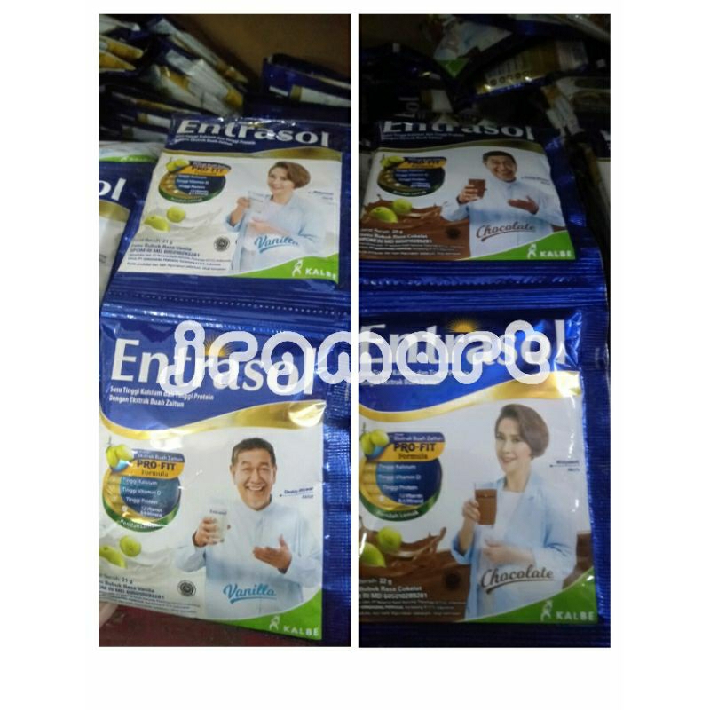 

ENTRASOL SUSU BUBUK SACHET 1 Renteng isi 10 SACHET