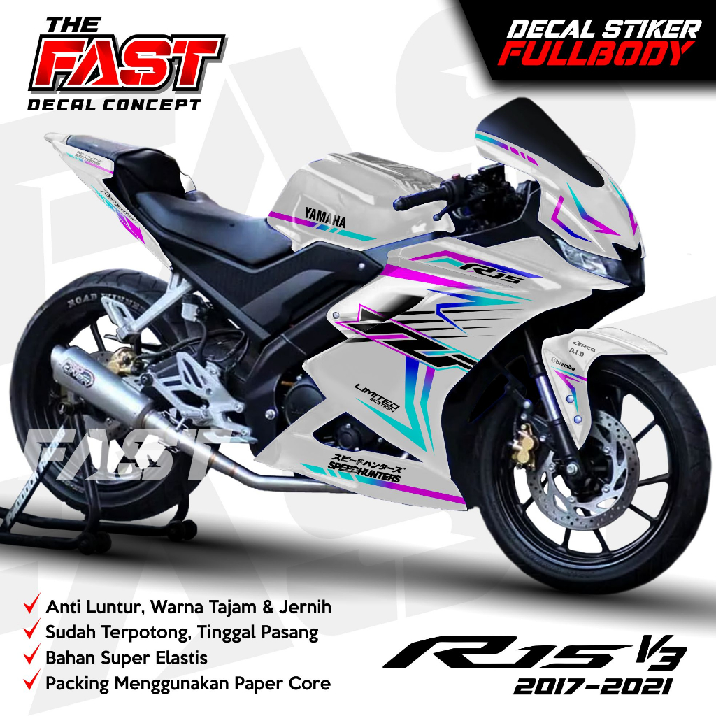 TERBARU COD STIKER Decal R15 V3 MATRIX GRAFIS Full Body Keren Stiker R15 V3 Full Body Keren Striping
