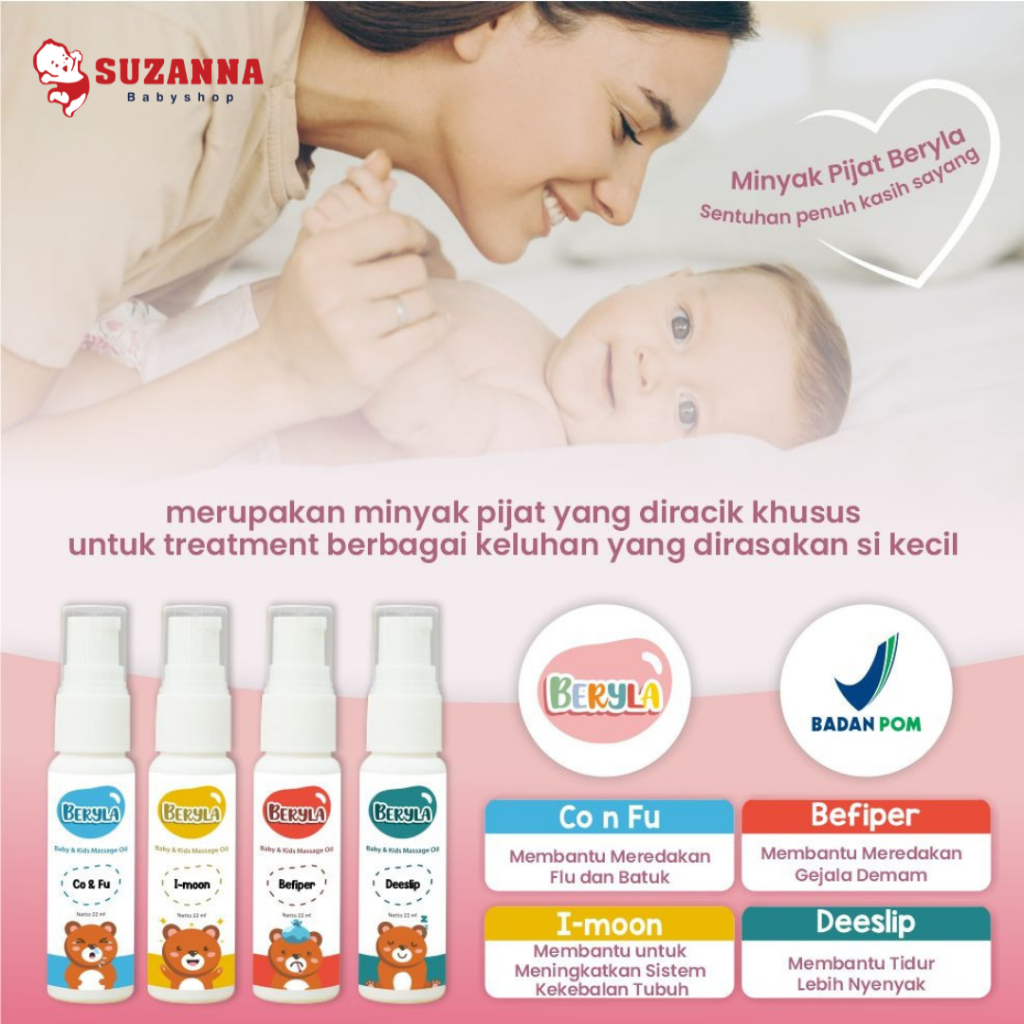 Beryla Baby Soothing Massage Oil