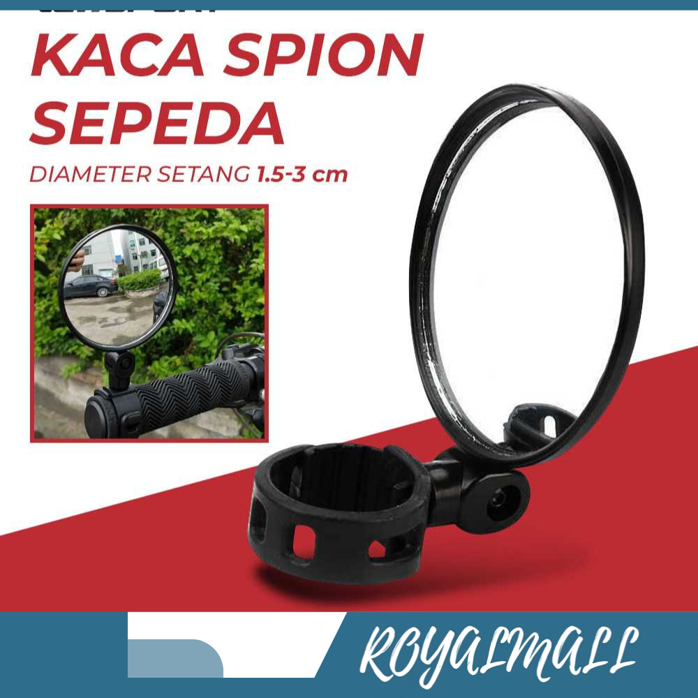 Kaca Spion Sepeda Bike Blindspot Rearview 1PCS / Aksesoris Cermin Kaca Spion Stang Sepeda Gowes Sepe
